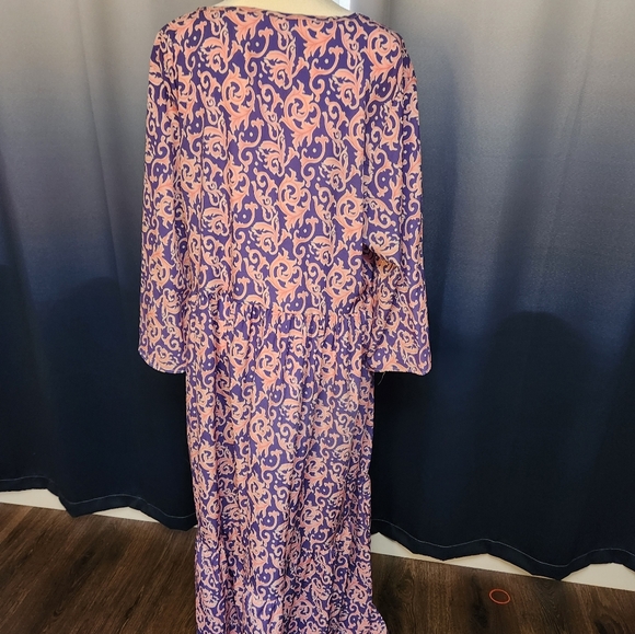 NWOT Ador long sleeve rayon Summer Dress - Picture 4 of 5
